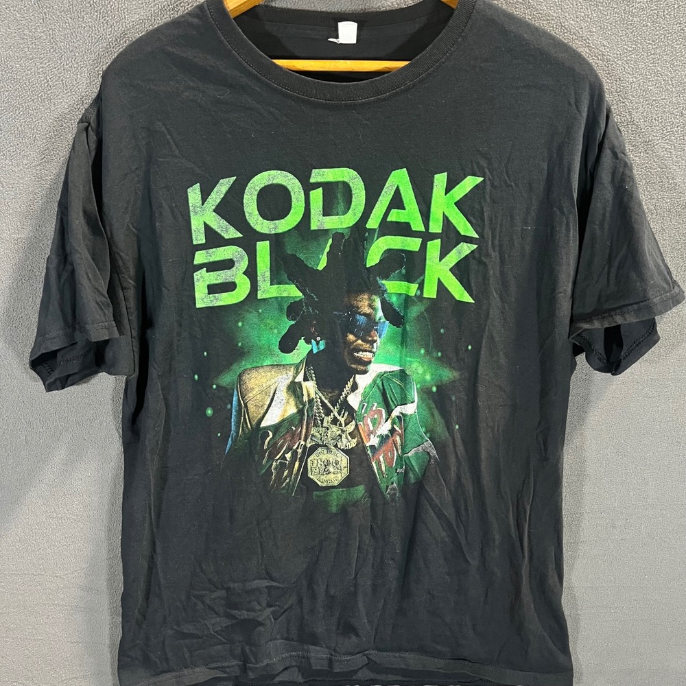 Kodak Black Super Gremlin Tour Shirt Black Graphic Tee Nardo Wick Mens L